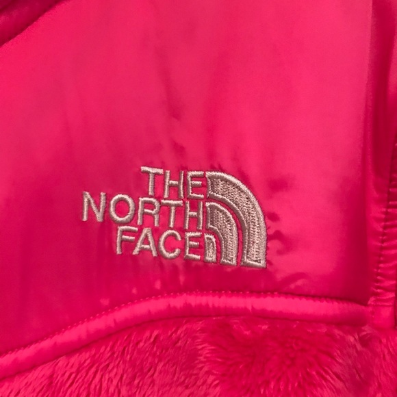 North Face Hot Pink Hooded Fleece Jacket - Picture 13 of 13